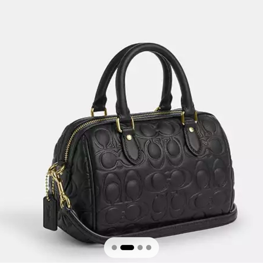 (SOLD) Coach NWT Rowan Crossbody Bag in Signature Leather - Picture 3 of 7